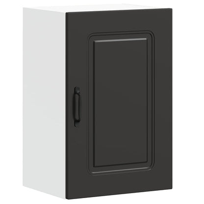 vidaXL Küchen-Hängeschrank Kalmar Schwarz Holzwerkstoff