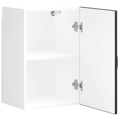 vidaXL Küchen-Hängeschrank Kalmar Schwarz Holzwerkstoff