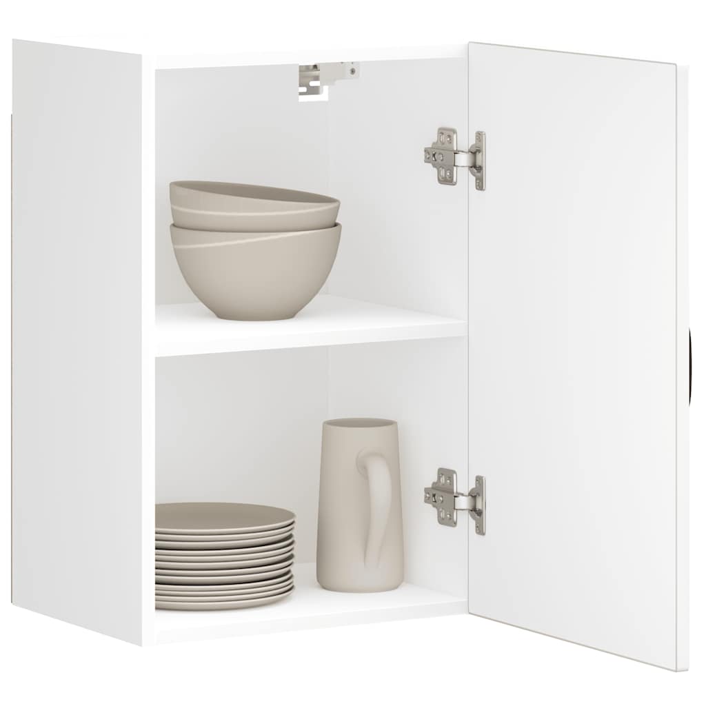 vidaXL Küchen-Hängeschrank Kalmar Hochglanz-Weiß Holzwerkstoff