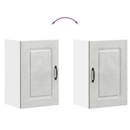 Küchen-Hängeschrank Kalmar Betongrau Holzwerkstoff