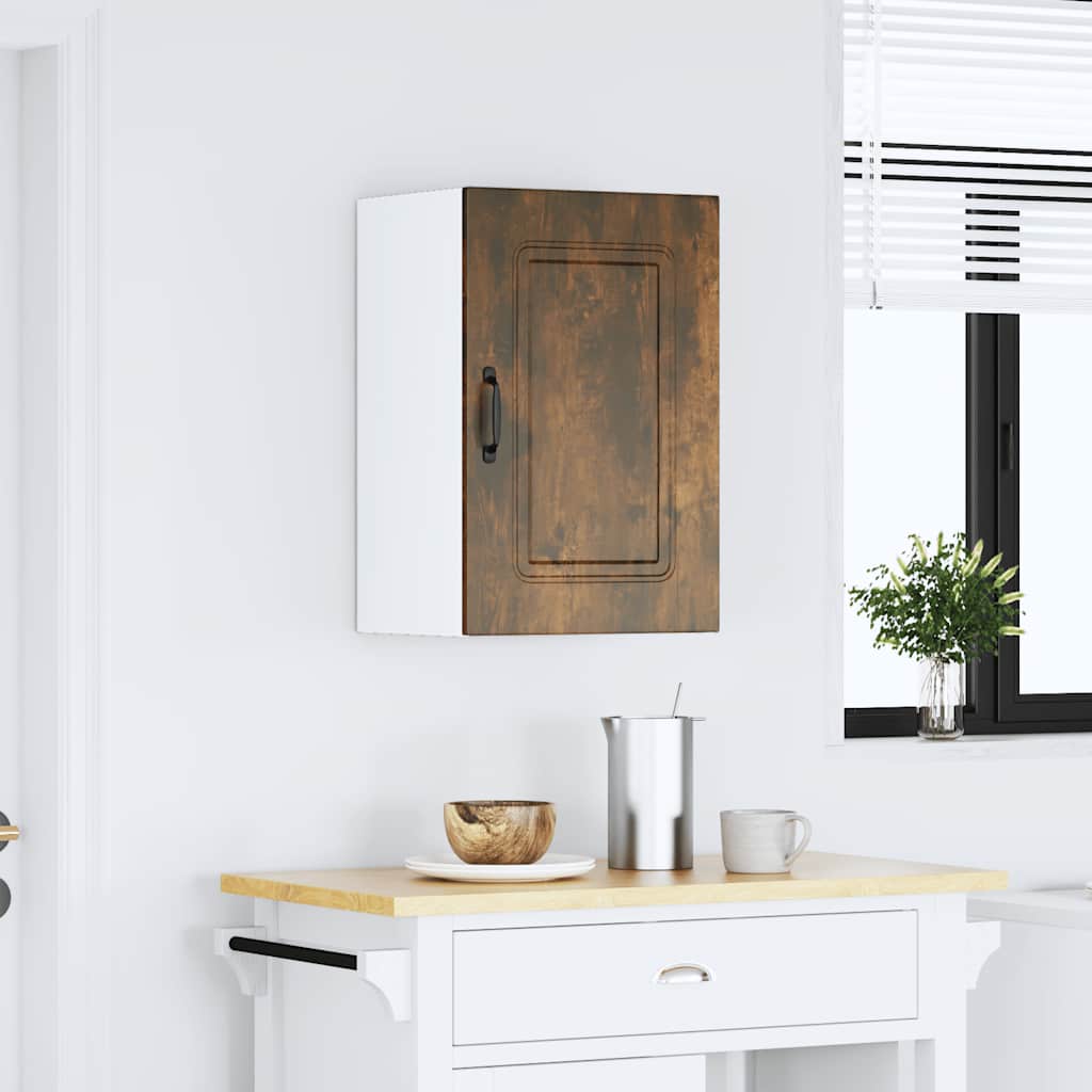 vidaXL Küchen-Hängeschrank Kalmar Räuchereiche Holzwerkstoff