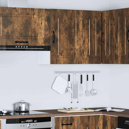 vidaXL Küchen-Hängeschrank Kalmar Räuchereiche Holzwerkstoff
