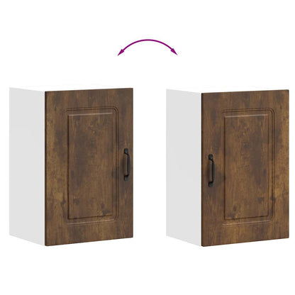 vidaXL Küchen-Hängeschrank Kalmar Räuchereiche Holzwerkstoff
