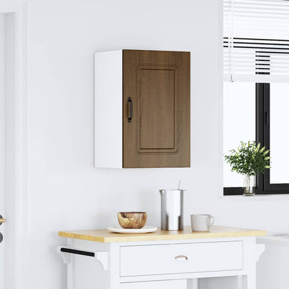 vidaXL Küchen-Hängeschrank Kalmar Braun Eichen-Optik Holzwerkstoff