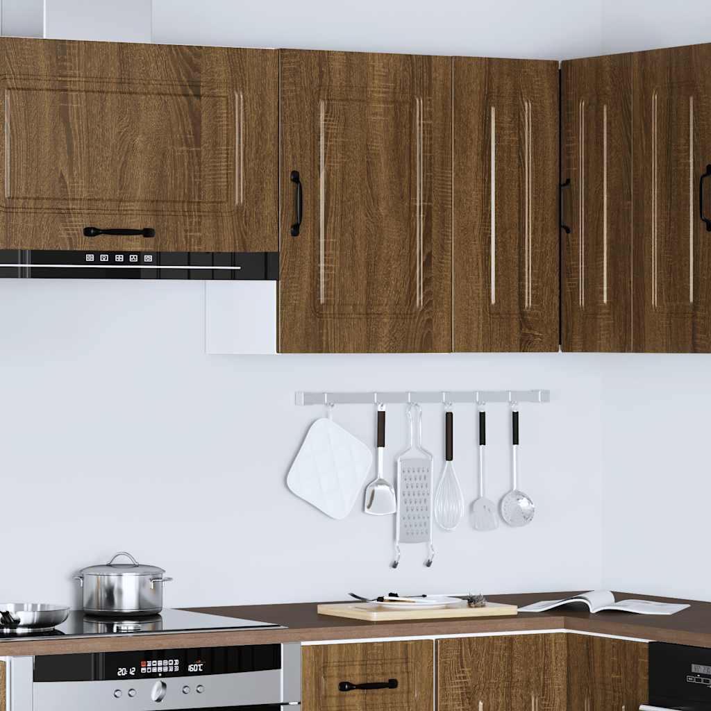 vidaXL Küchen-Hängeschrank Kalmar Braun Eichen-Optik Holzwerkstoff