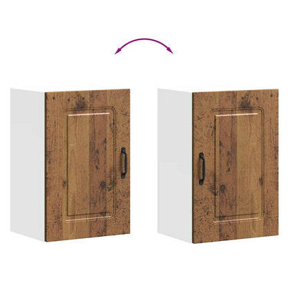 vidaXL Meuble haut de cuisine Kalmar, effet bois vieilli, bois d'ingénierie