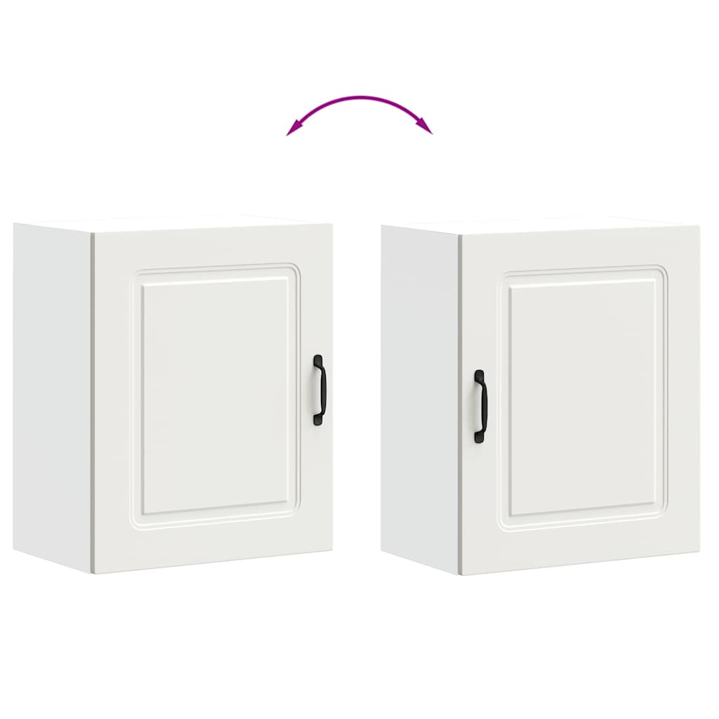 Küchen-Hängeschrank Kalmar Weiß Holzwerkstoff