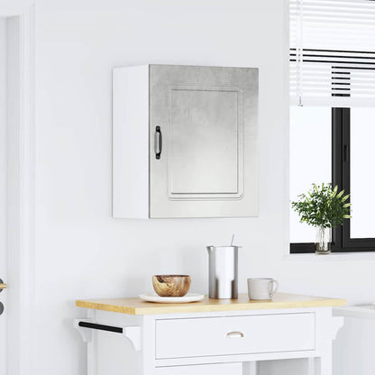 Küchen-Hängeschrank Kalmar Betongrau Holzwerkstoff