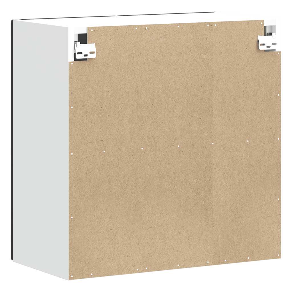 vidaXL Küchen-Hängeschrank Kalmar Schwarz Holzwerkstoff