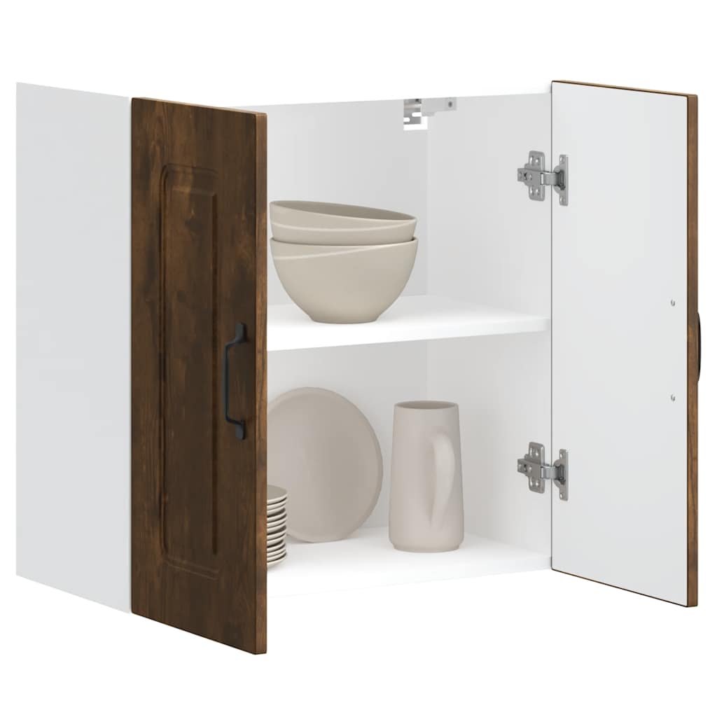 vidaXL Meuble haut de cuisine Kalmar chêne fumé Bois d'ingénierie