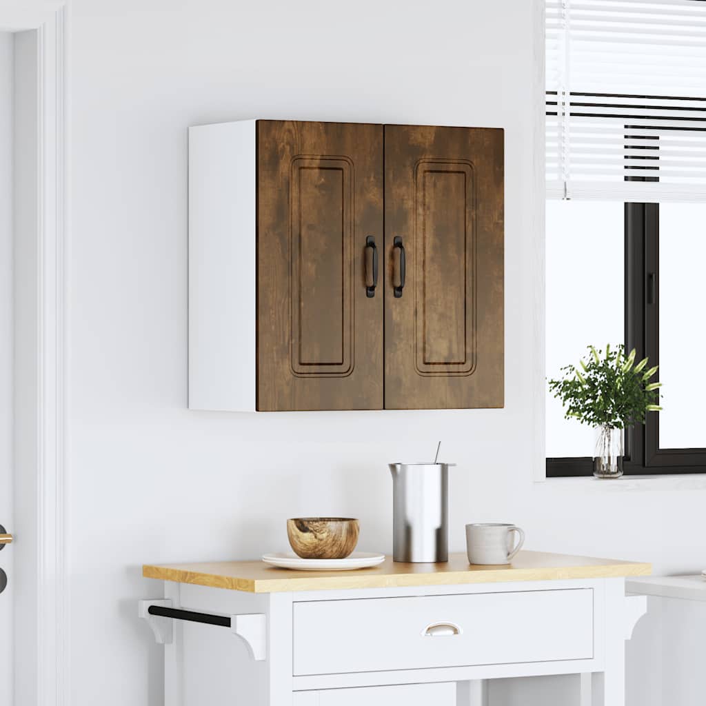 vidaXL Meuble haut de cuisine Kalmar chêne fumé Bois d'ingénierie