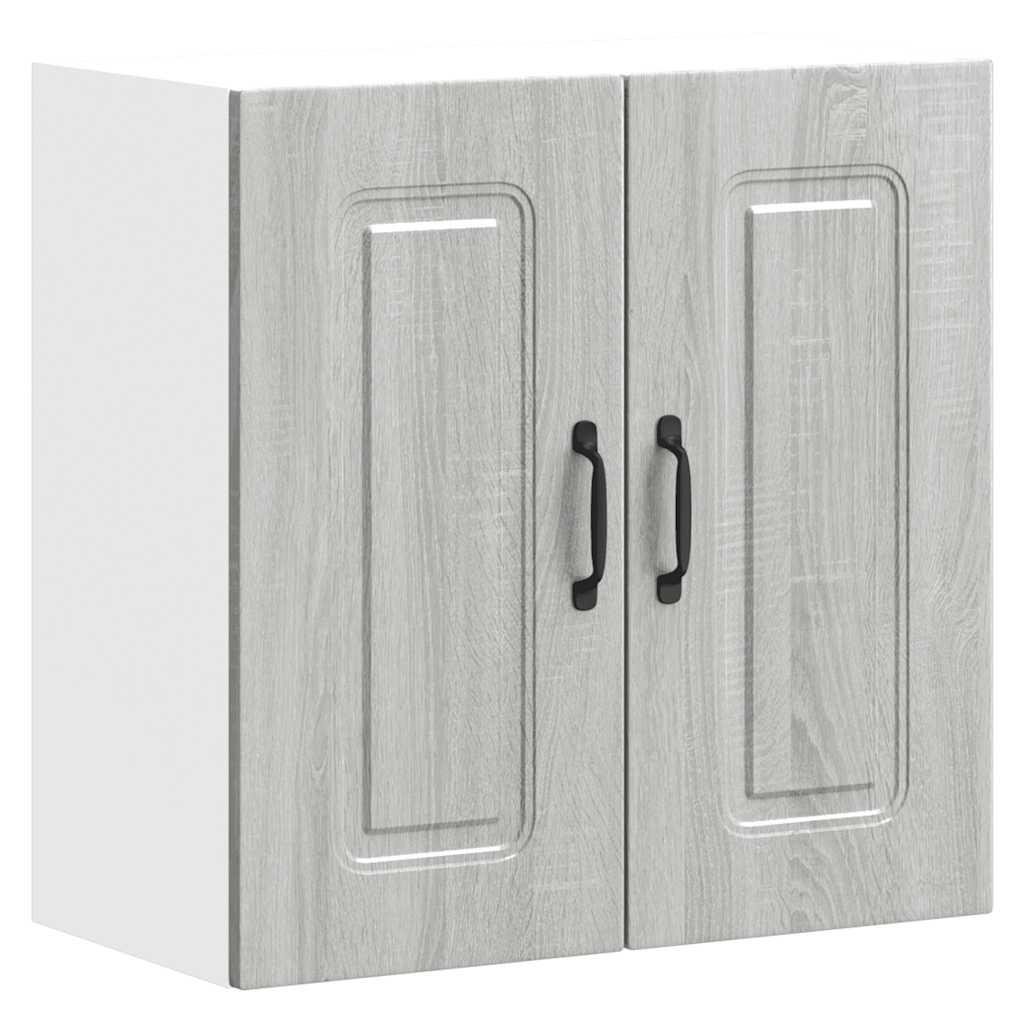 vidaXL Armoire haute de cuisine Kalmar Gris Sonoma Bois d'ingénierie