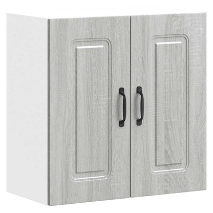 vidaXL Armoire haute de cuisine Kalmar Gris Sonoma Bois d'ingénierie