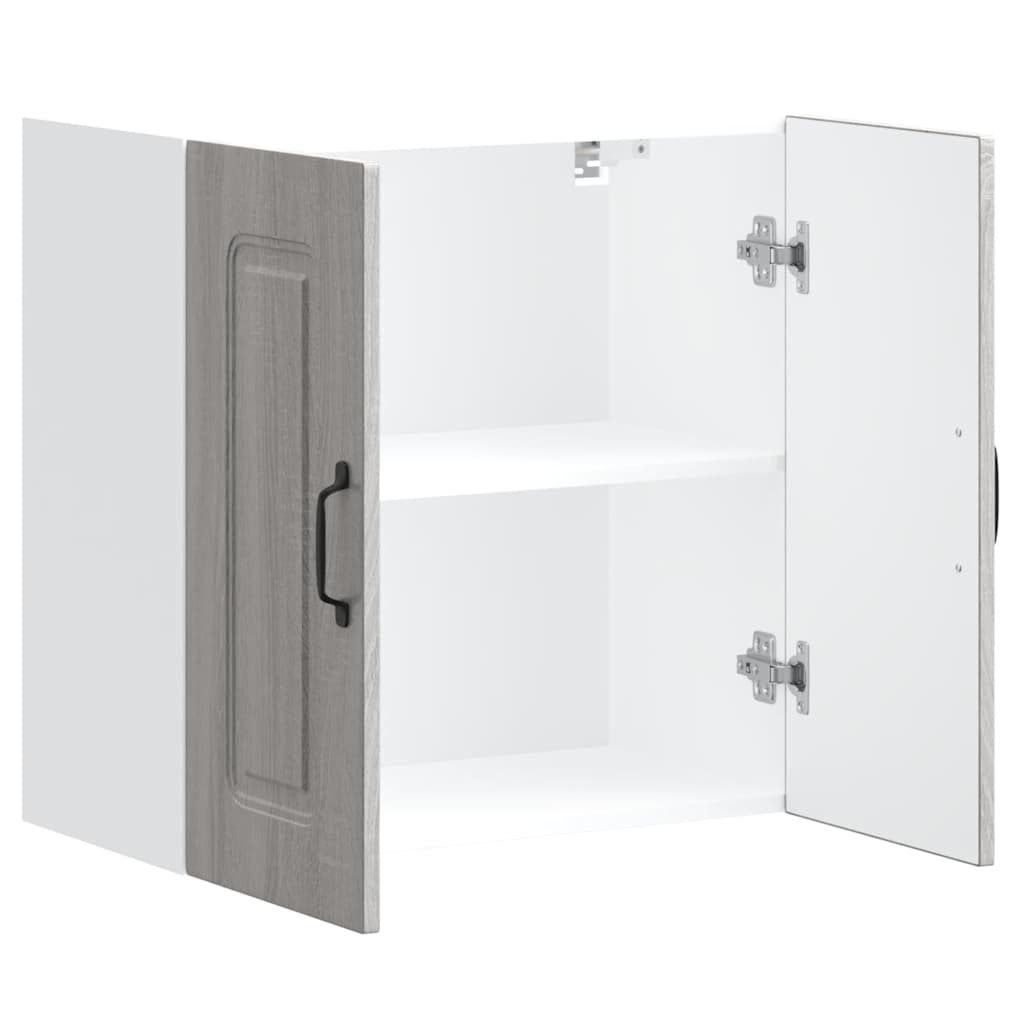 vidaXL Armoire haute de cuisine Kalmar Gris Sonoma Bois d'ingénierie