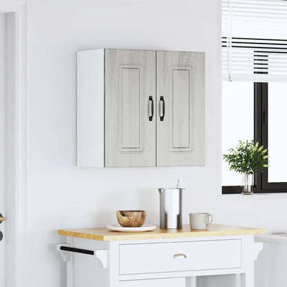 vidaXL Armoire haute de cuisine Kalmar Gris Sonoma Bois d'ingénierie