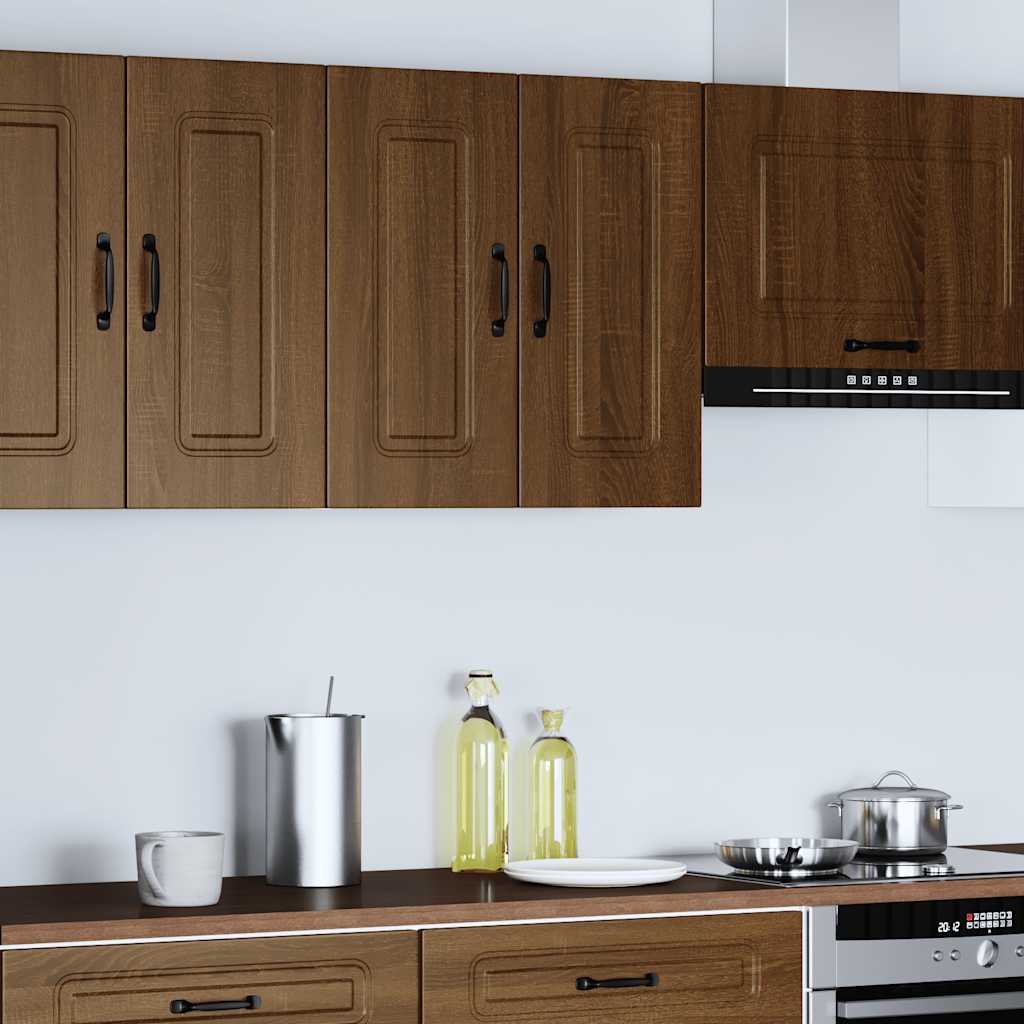 vidaXL Küchen-Hängeschrank Kalmar Braun Eichen-Optik Holzwerkstoff