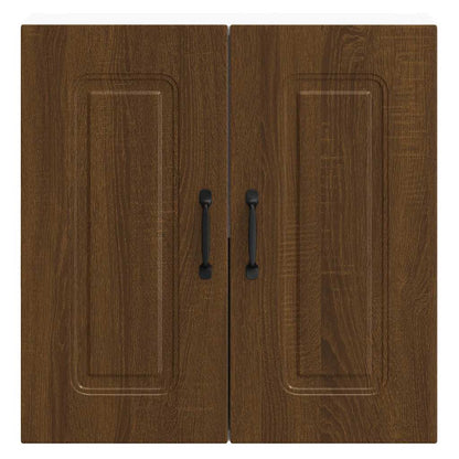 vidaXL Küchen-Hängeschrank Kalmar Braun Eichen-Optik Holzwerkstoff