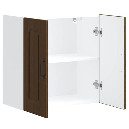 vidaXL Küchen-Hängeschrank Kalmar Braun Eichen-Optik Holzwerkstoff