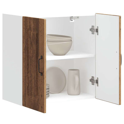vidaXL Küchen-Hängeschrank Kalmar Altholz-Optik Holzwerkstoff