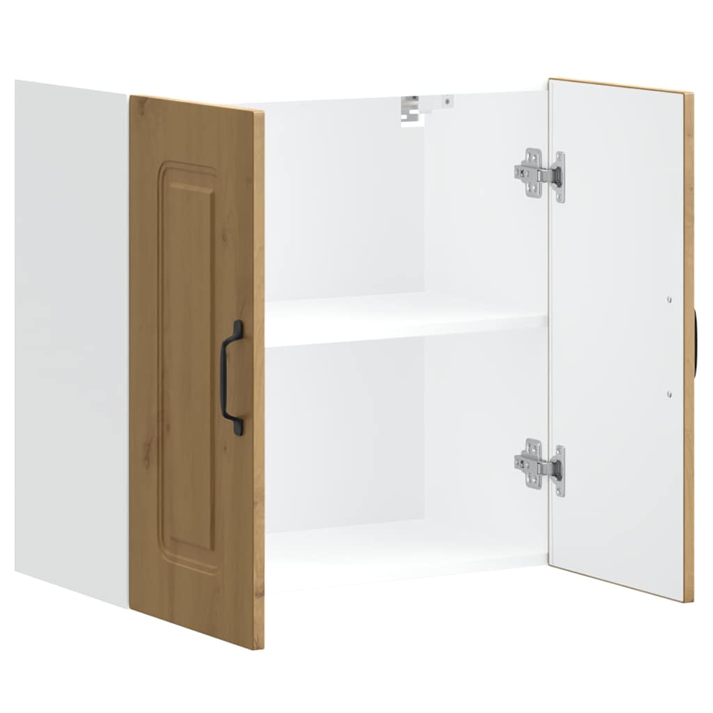 vidaXL Küchen-Hängeschrank Kalmar Artisan-Eiche Holzwerkstoff