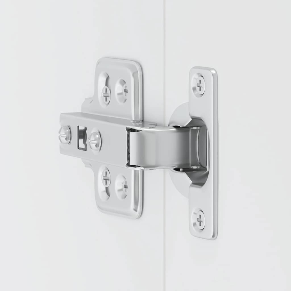 vidaXL Meuble haut de cuisine Kalmar Blanc brillant Bois d'ingénierie