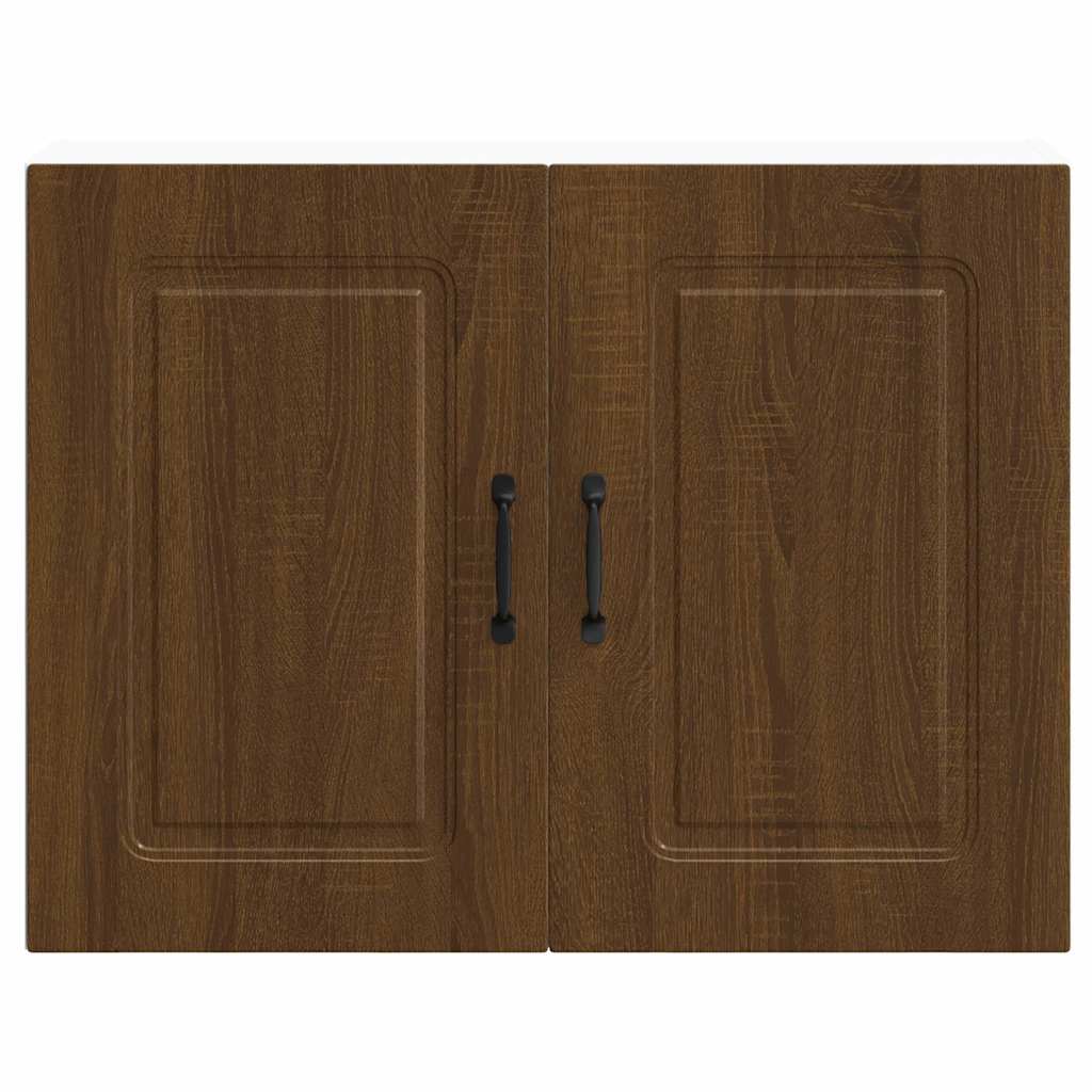 vidaXL Meuble haut de cuisine Kalmar Marron aspect chêne Bois d'ingénierie