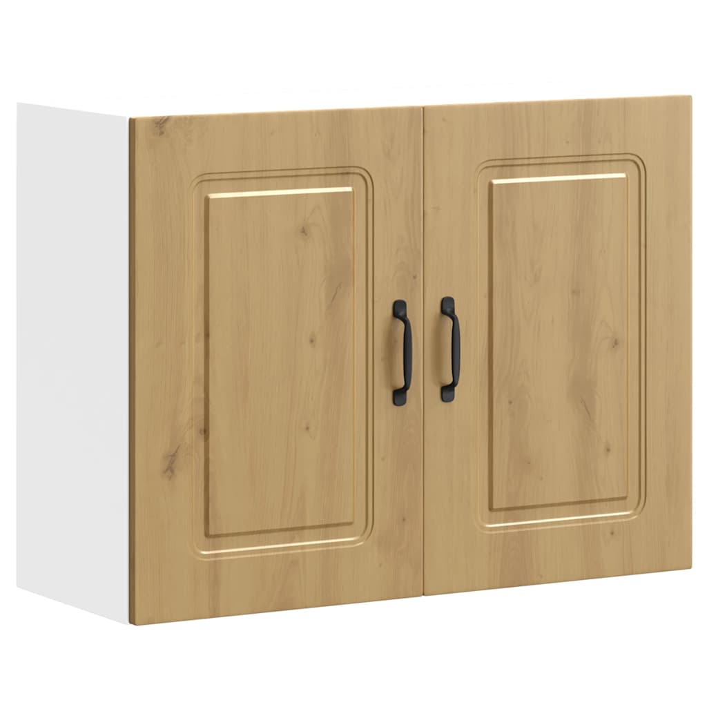vidaXL Meuble haut de cuisine Kalmar en bois d'ingénierie chêne artisan