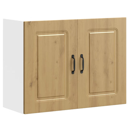 vidaXL Meuble haut de cuisine Kalmar en bois d'ingénierie chêne artisan
