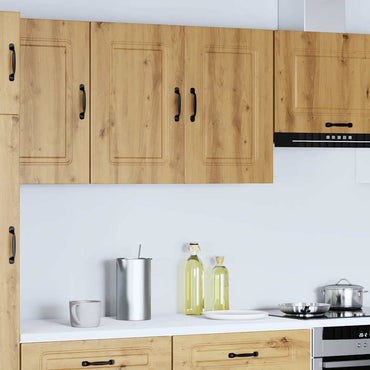 vidaXL Meuble haut de cuisine Kalmar en bois d'ingénierie chêne artisan
