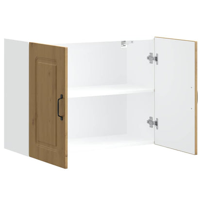 vidaXL Meuble haut de cuisine Kalmar en bois d'ingénierie chêne artisan