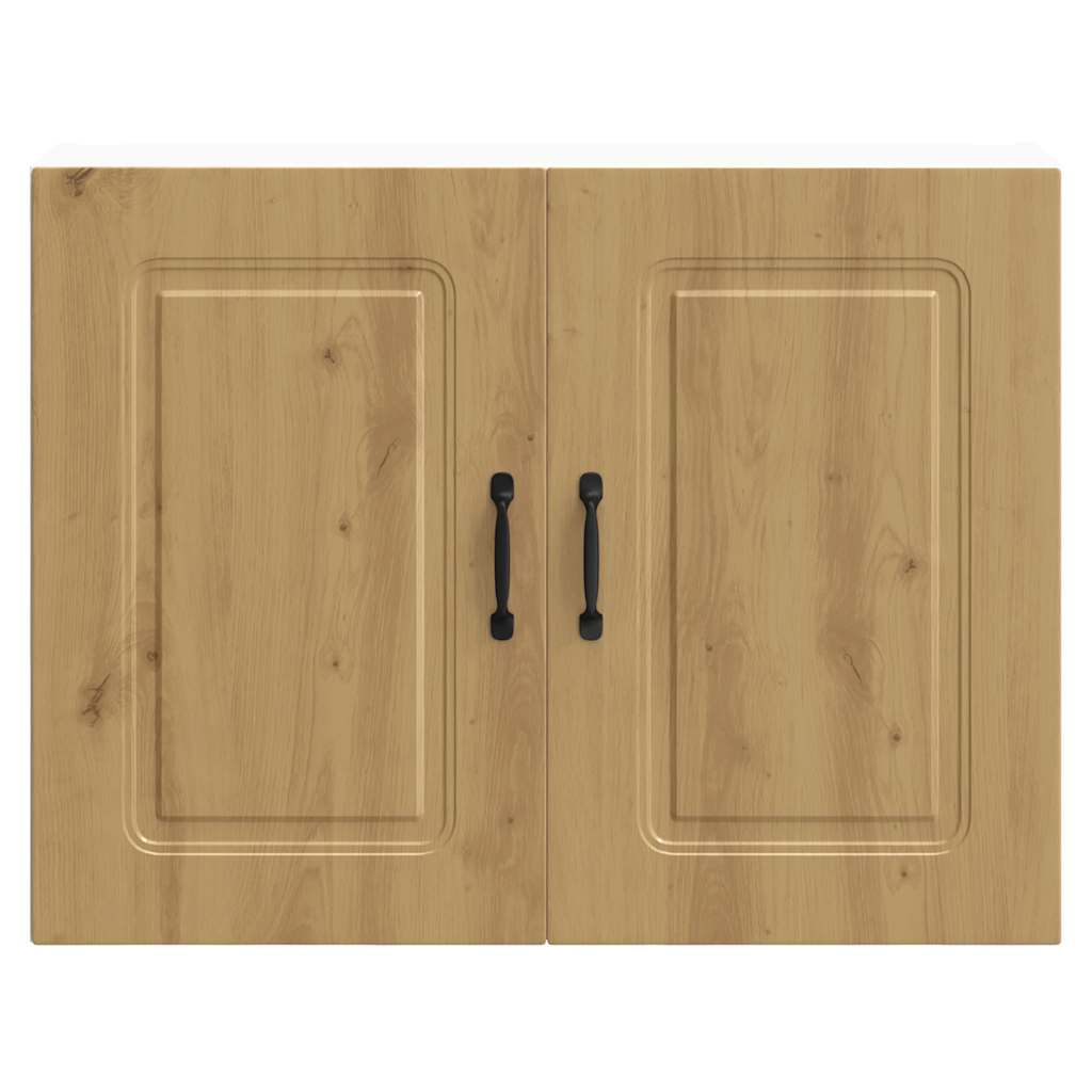 vidaXL Meuble haut de cuisine Kalmar en bois d'ingénierie chêne artisan