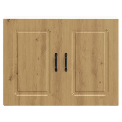 vidaXL Meuble haut de cuisine Kalmar en bois d'ingénierie chêne artisan