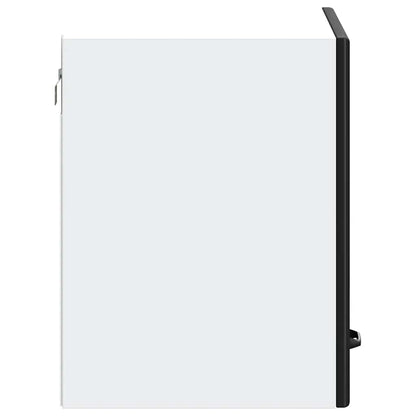 vidaXL Küchen-Hängeschrank Kalmar Schwarz Holzwerkstoff