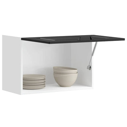 vidaXL Küchen-Hängeschrank Kalmar Schwarz Holzwerkstoff