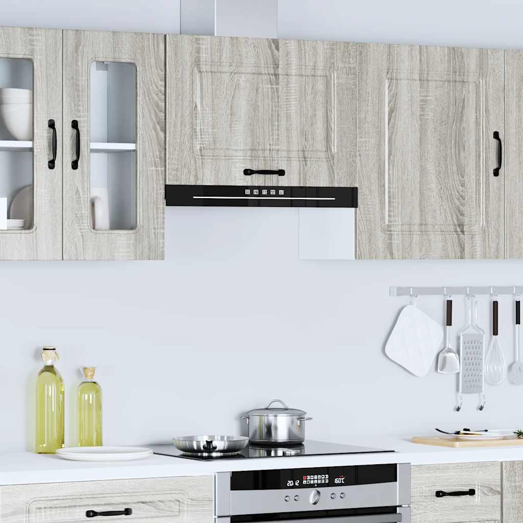 vidaXL Küchen-Hängeschrank Kalmar Grau Sonoma Holzwerkstoff