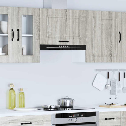 vidaXL Küchen-Hängeschrank Kalmar Grau Sonoma Holzwerkstoff