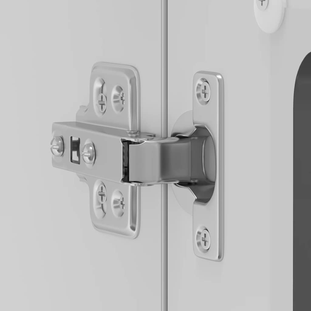 vidaXL Küchen-Hängeschrank mit Glastür Kalmar Schwarz Holzwerkstoff