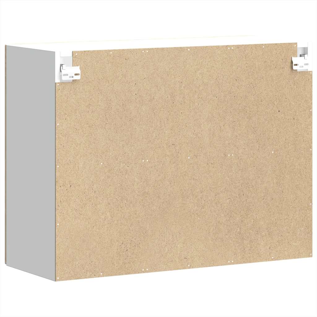 Küchen-Hängeschrank mit Glastür Kalmar Sonoma-Eiche Holzwerkstoff