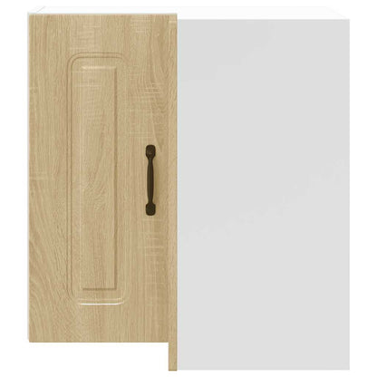 vidaXL Meuble haut d'angle de cuisine Kalmar, chêne Sonoma, bois d'ingénierie