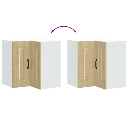 Küchen-Eckhängeschrank Kalmar Sonoma-Eiche Holzwerkstoff