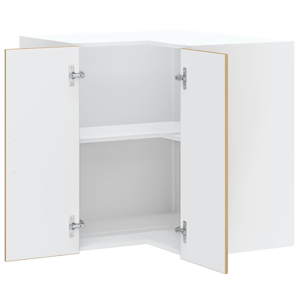 vidaXL Küchen-Eckhängeschrank Kalmar Artisan-Eiche Holzwerkstoff