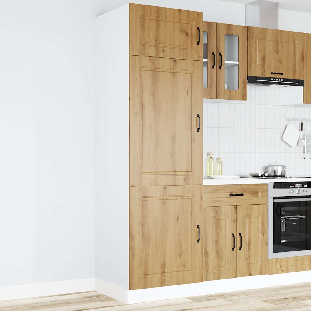 vidaXL Meuble haut de cuisine Kalmar en bois d'ingénierie chêne artisan