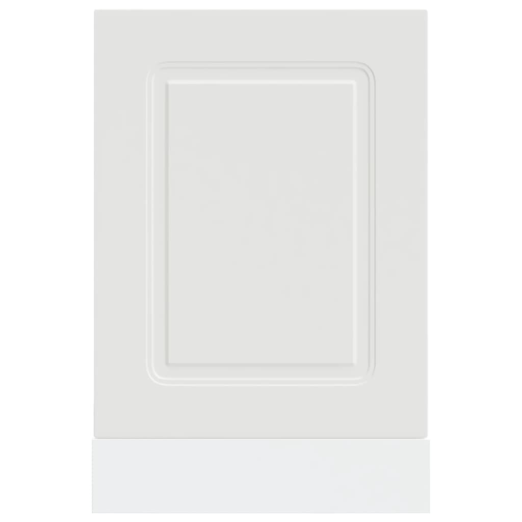 vidaXL Geschirrspülerblende Kalmar Weiß 45x1,5x67 cm Holzwerkstoff