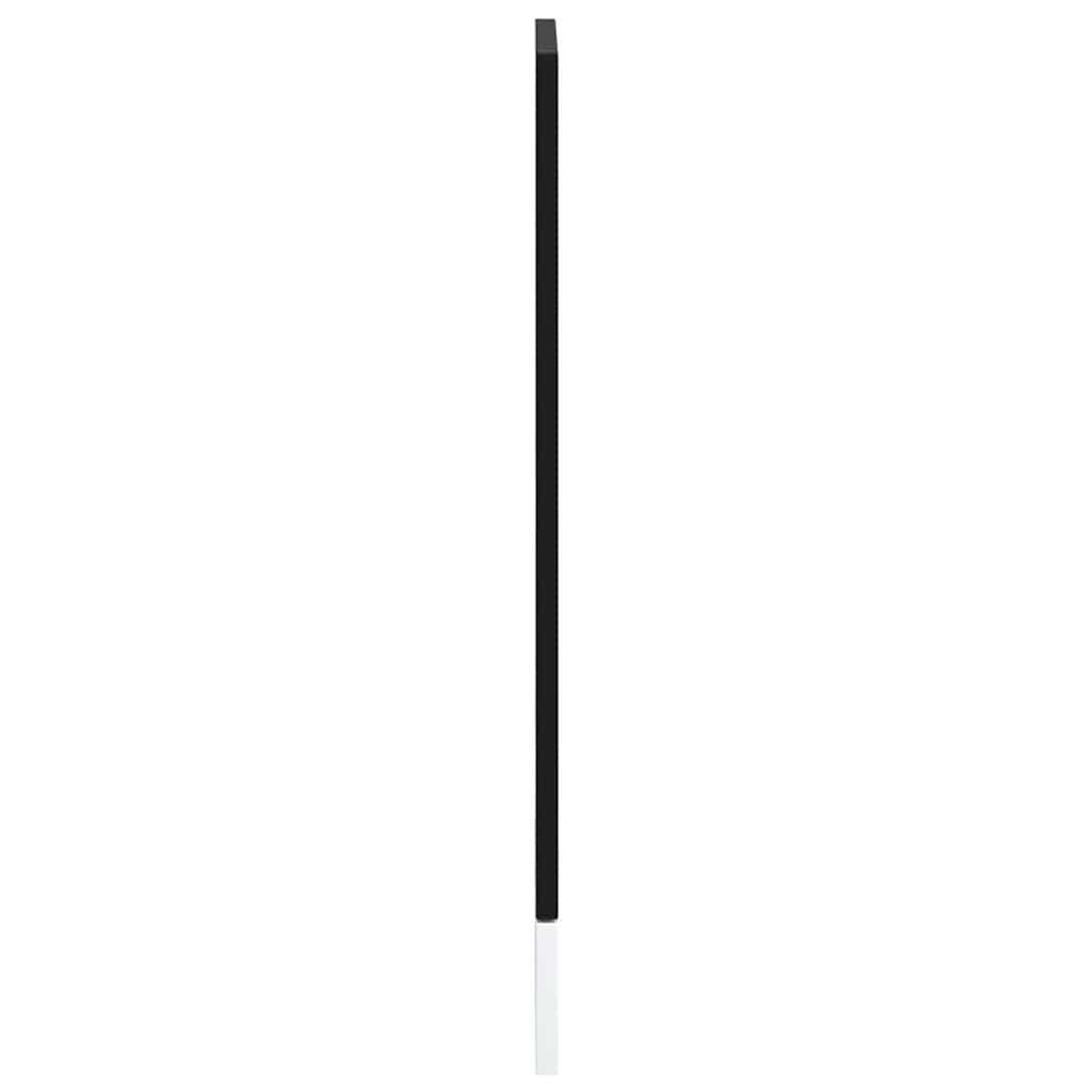 vidaXL Geschirrspülerblende Kalmar Schwarz 45x1,5x67 cm Holzwerkstoff