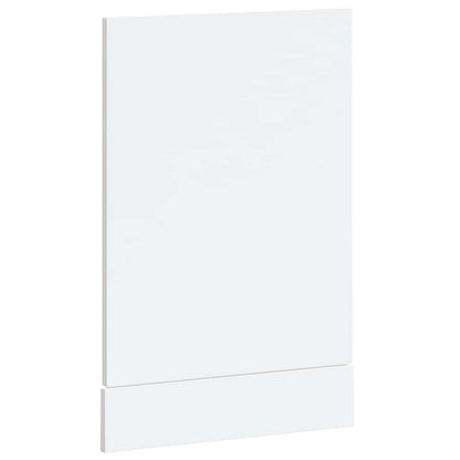 vidaXL Façade de lave-vaisselle Kalmar Blanc brillant 45x1,5x67 cm