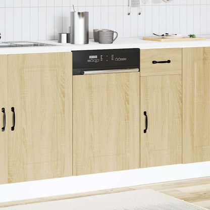 vidaXL Geschirrspülerblende Kalmar Sonoma-Eiche 45x1,5x67 cm