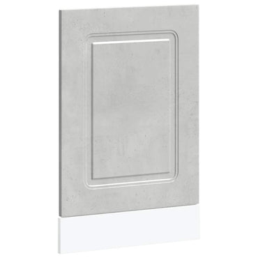 vidaXL Geschirrspülerblende Kalmar Betongrau 45x1,5x67cm Holzwerkstoff