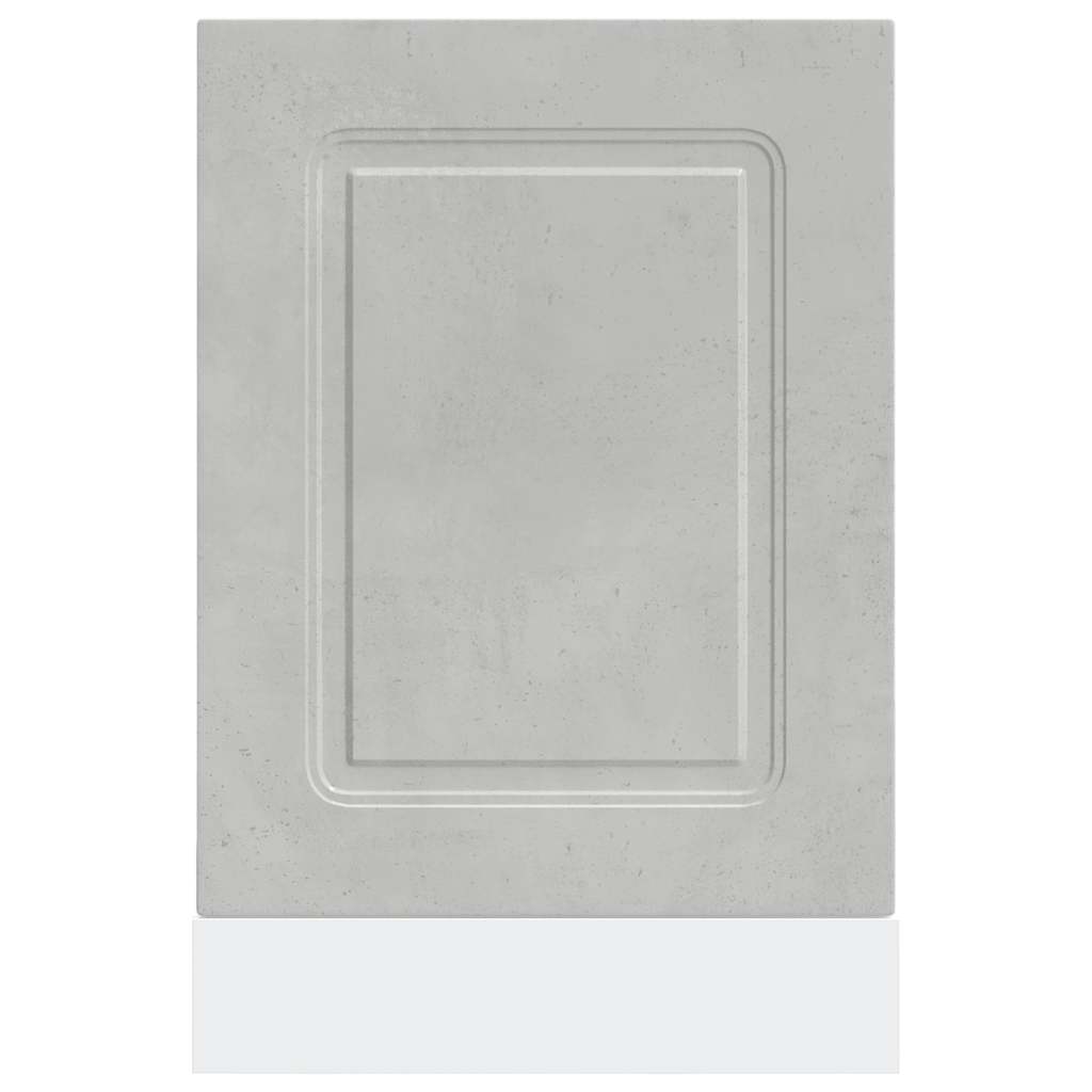 vidaXL Geschirrspülerblende Kalmar Betongrau 45x1,5x67cm Holzwerkstoff