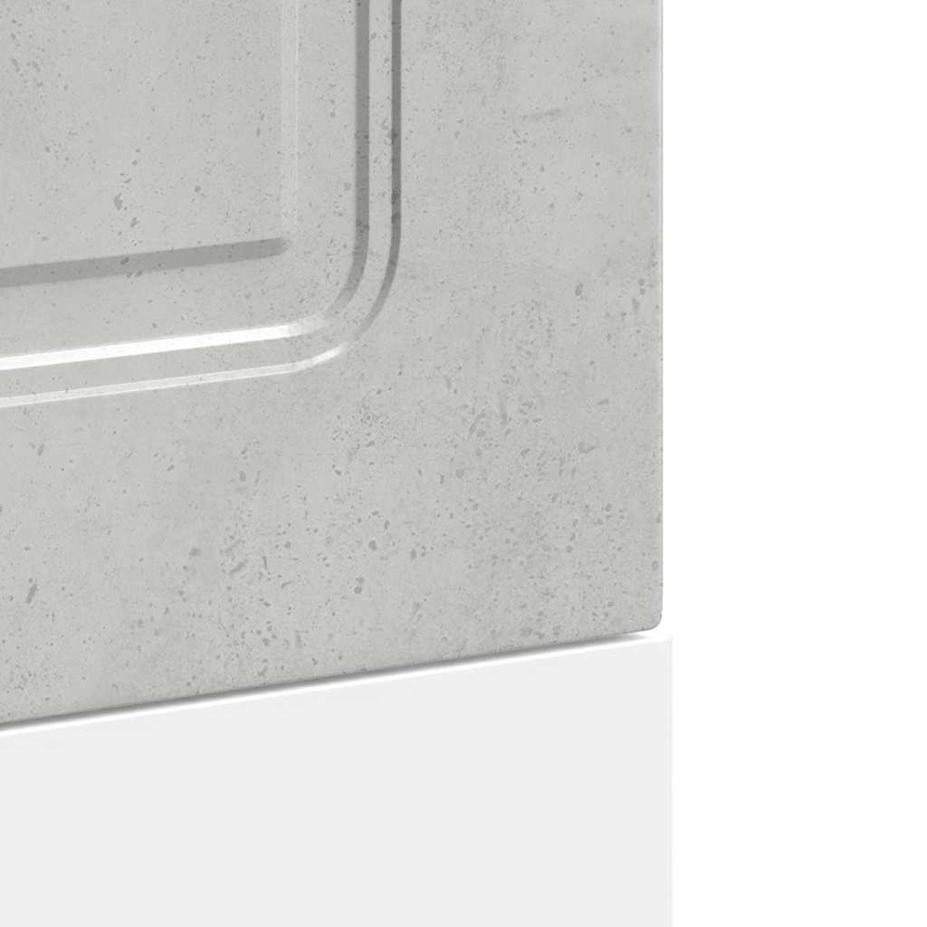 vidaXL Geschirrspülerblende Kalmar Betongrau 45x1,5x67cm Holzwerkstoff