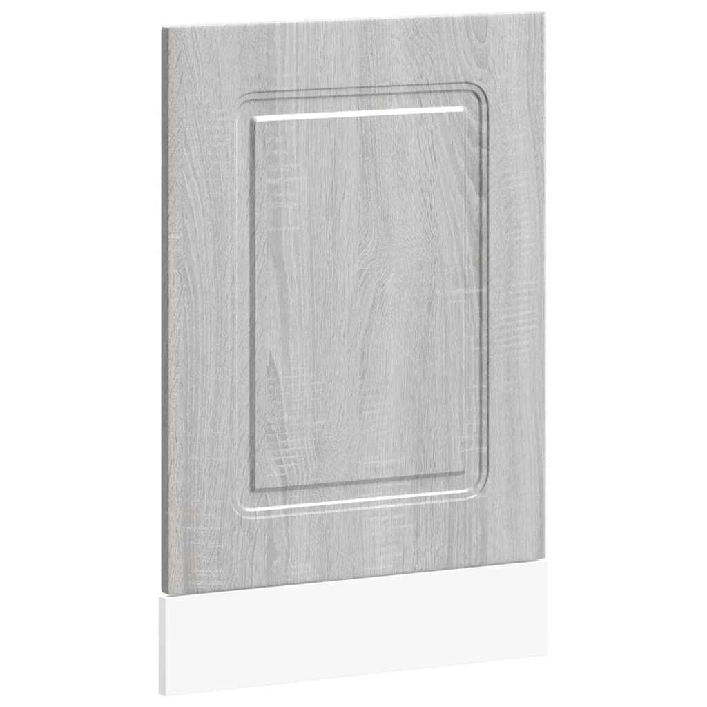 vidaXL Geschirrspülerblende Kalmar Grau Sonoma 45x1,5x67 cm